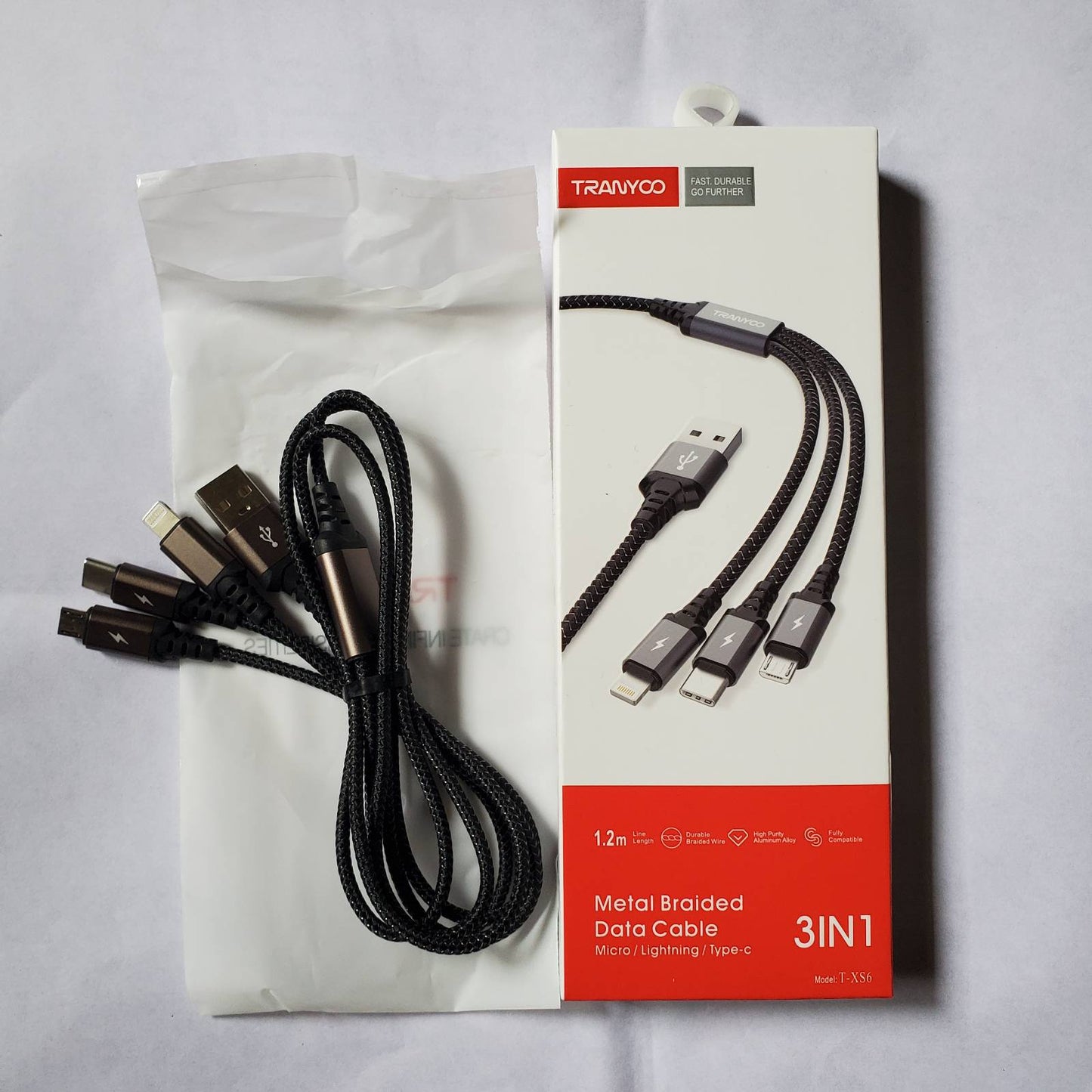 3_In_1_Metal_Braided_USB_Cable And Box Front view