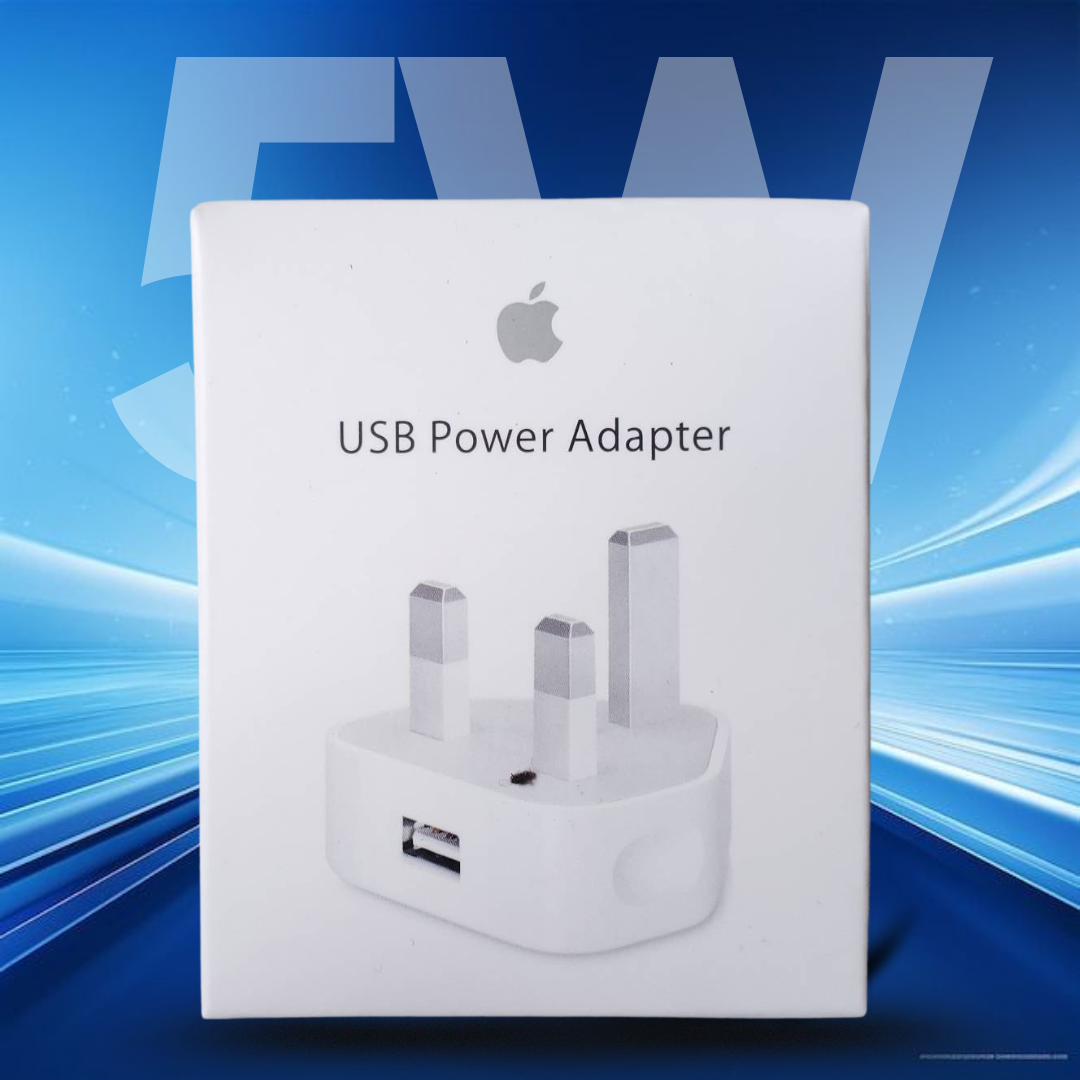 5w Apple Adapter Box Front View
