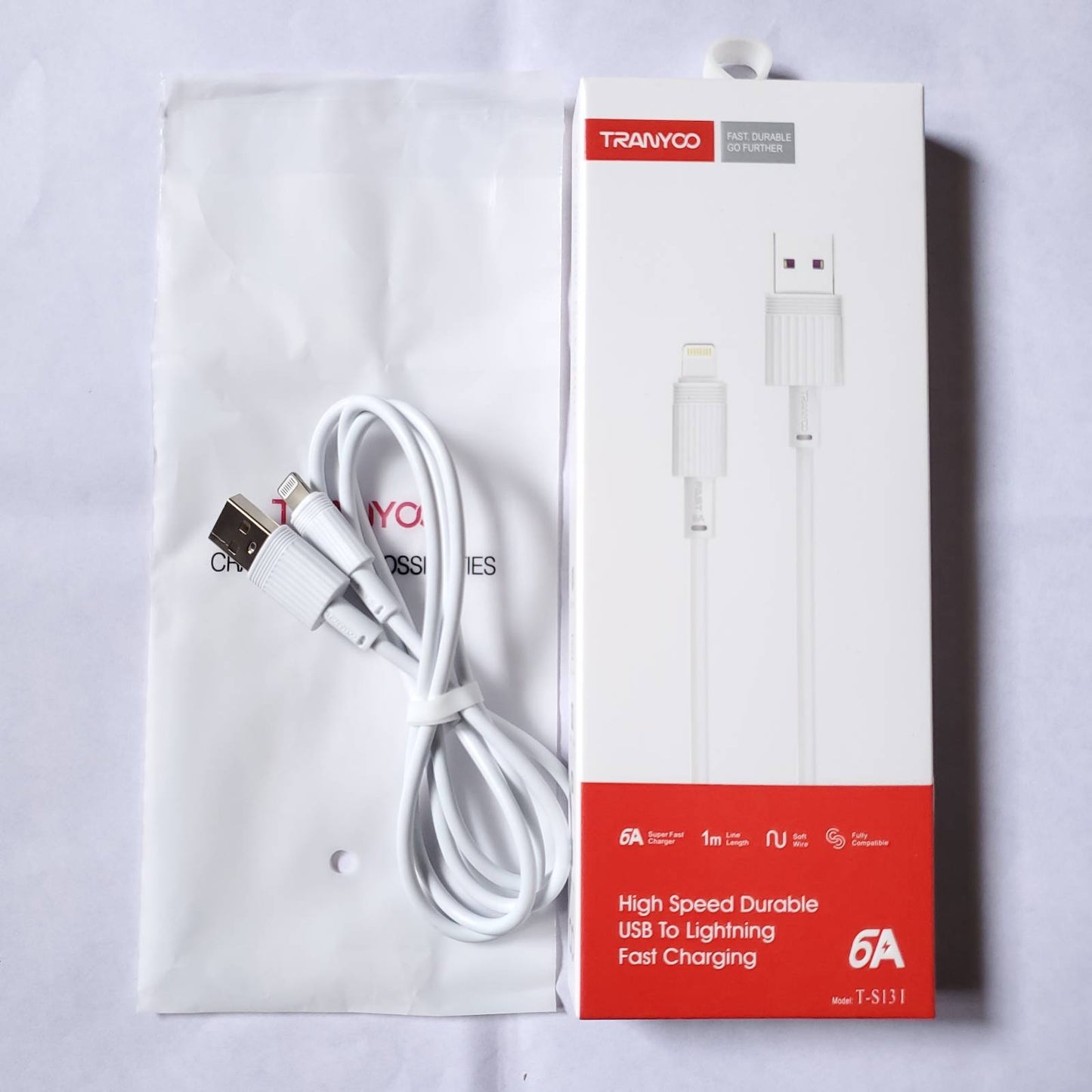 6A_USB_To_Lightning Cable With Box Upper View