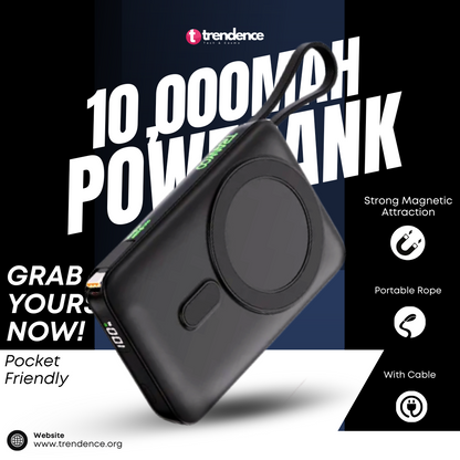 10000mah_Magnetic_Wireless_Power_Bank With Details Side View