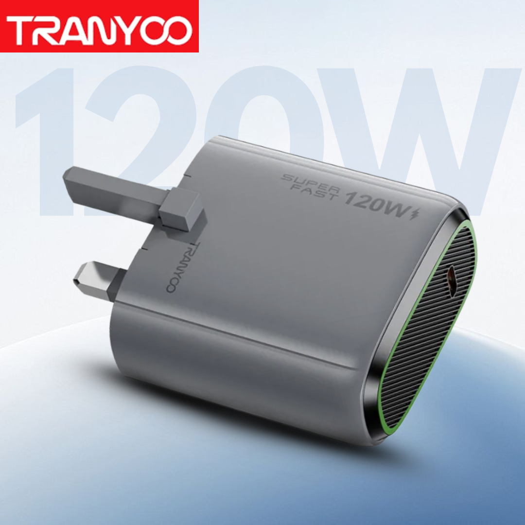 120w Charger Adapter Close In View