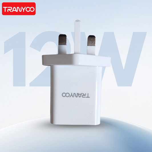 12W Dual USB Adapter Close In View