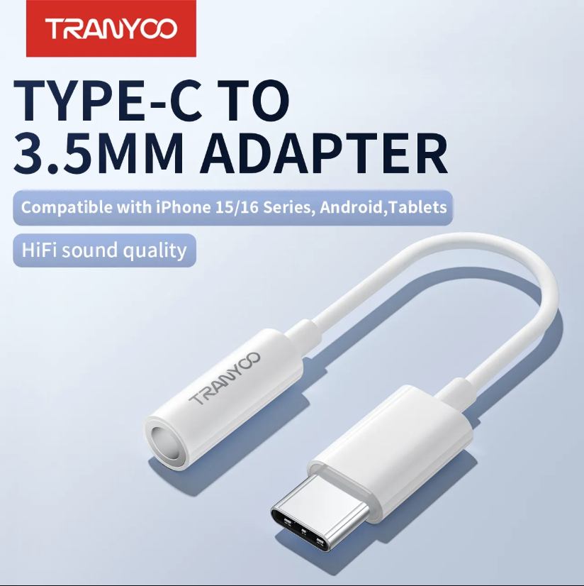 3.5mm Audio Adapter Type C Front View