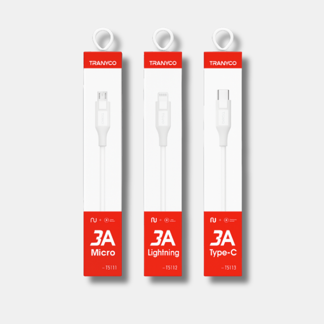 3A White USB Cable Boxes Upper View