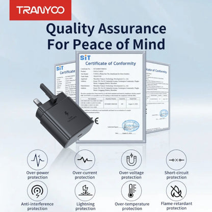 25w Super Fast Charger Full Kit (Original Tranyoo)