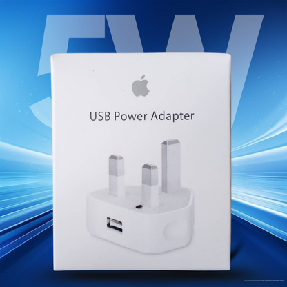 5w Apple Adapter Box Front View