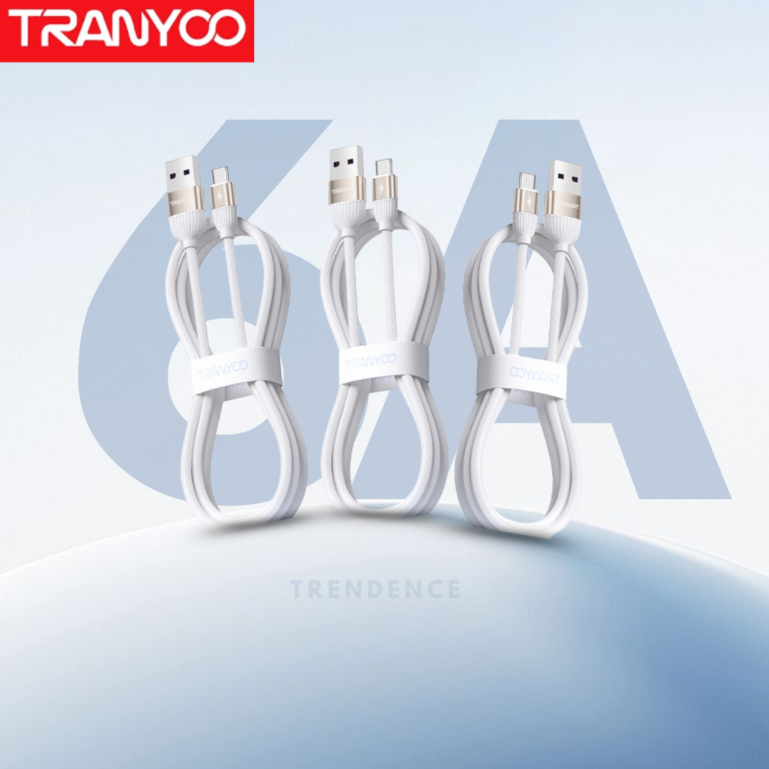 6A USB Cables Side View