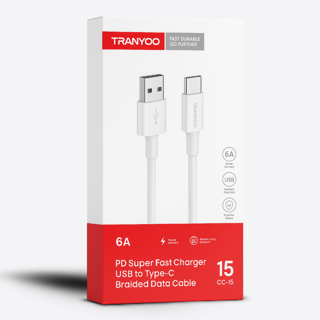 6A_USB_To_C Cable Left View