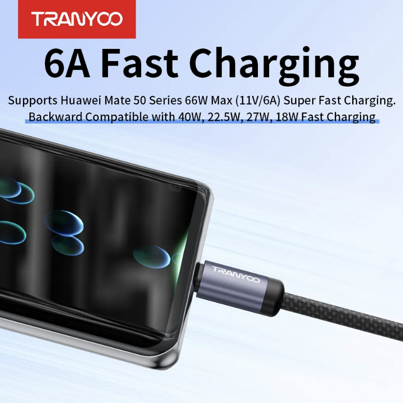 6A_USB_To Metal Cable Charging The Phone