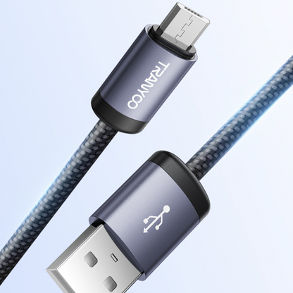 6A_USB_To Micro Metal Cable Side View