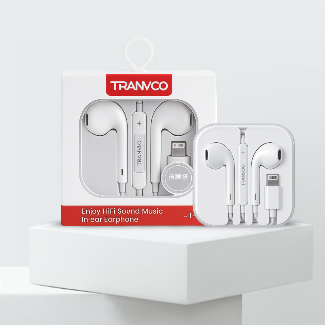 Apple Hifi Lightning Connector Earphones With Box Front View