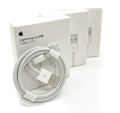 Apple USB To Lightning Cable With Box Side View