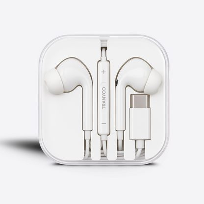 Hifi In Ear Earphones Type C Front View