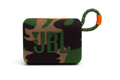 JBL GO4 Cama Speaker With Green Logo Front View