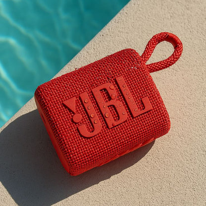 JBL GO4 Red Speaker Side View