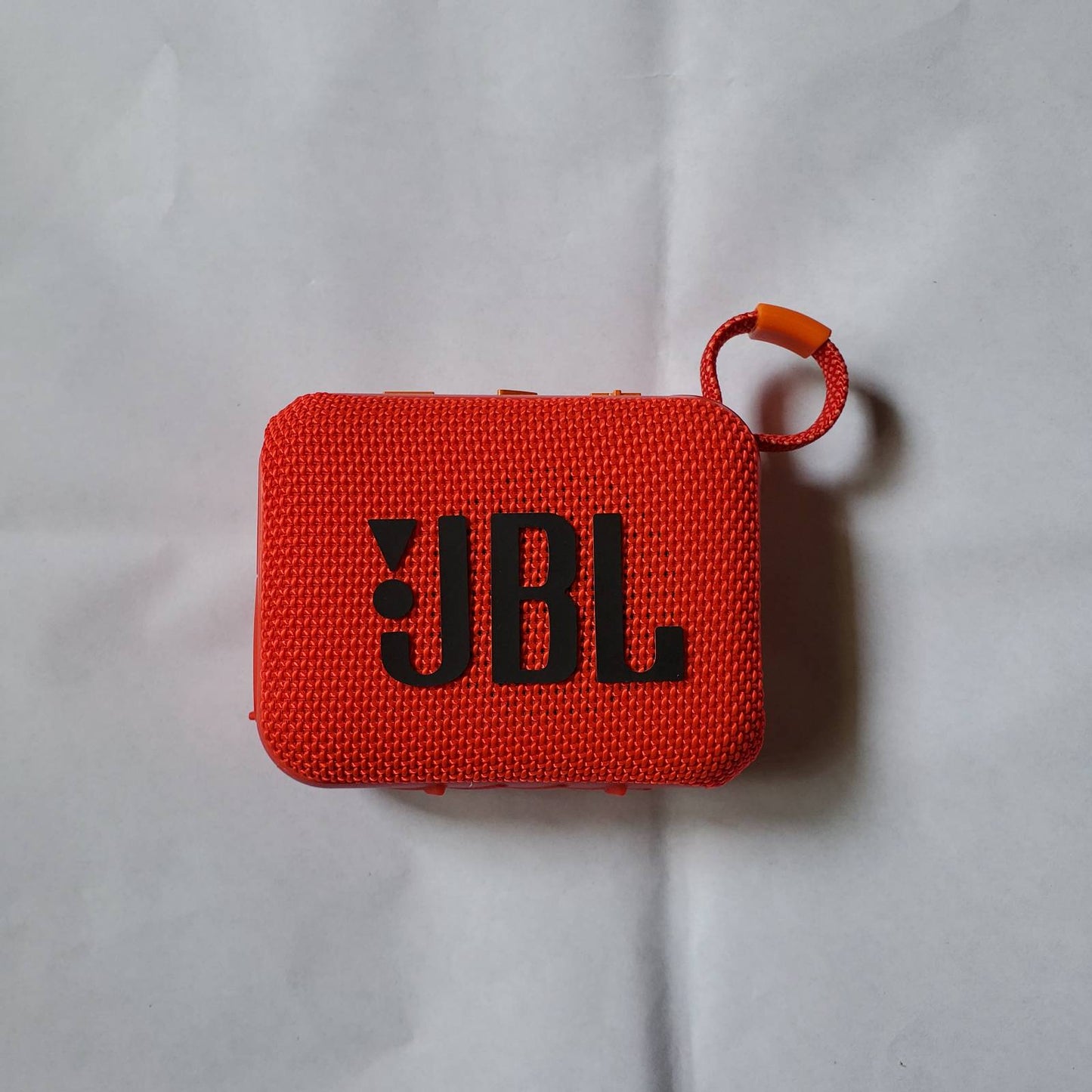 JBL GO4 Red Speaker With Black Logo Front View