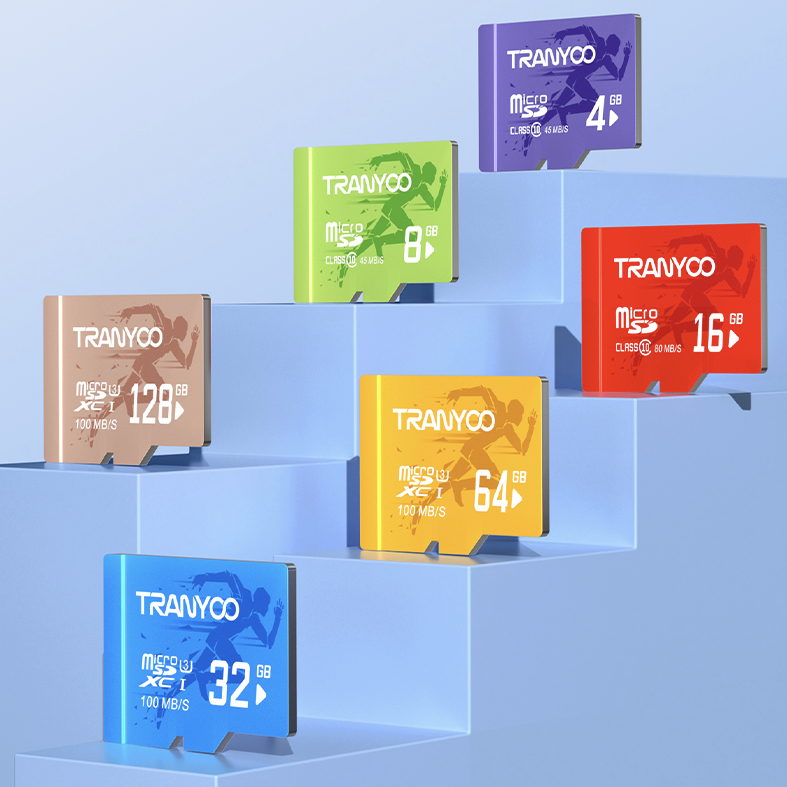 Memory Card 4GB,8GB,16GB,32GB,64GB,128GB Side View