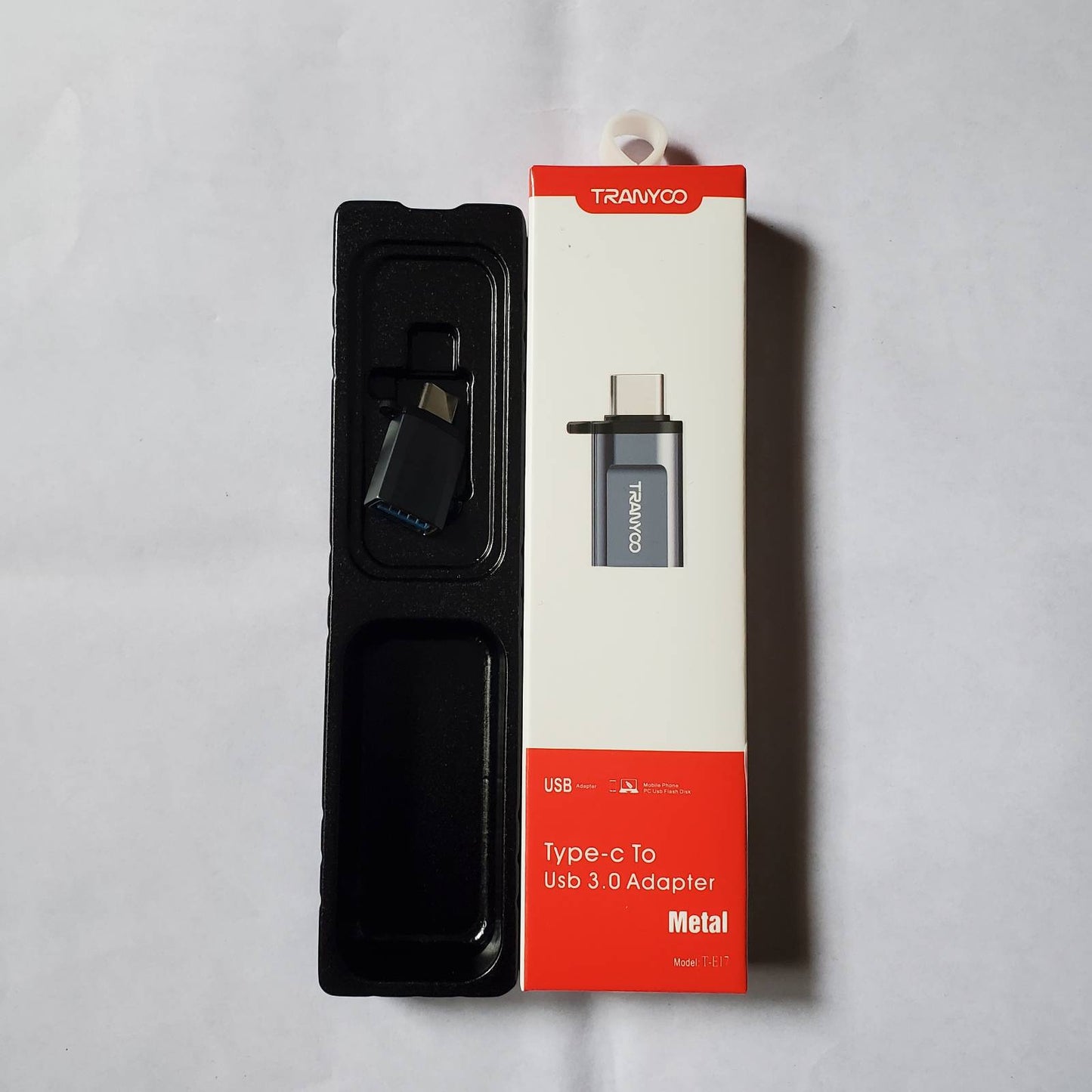 OTG Type C To USB 3.0 And Box Upper View