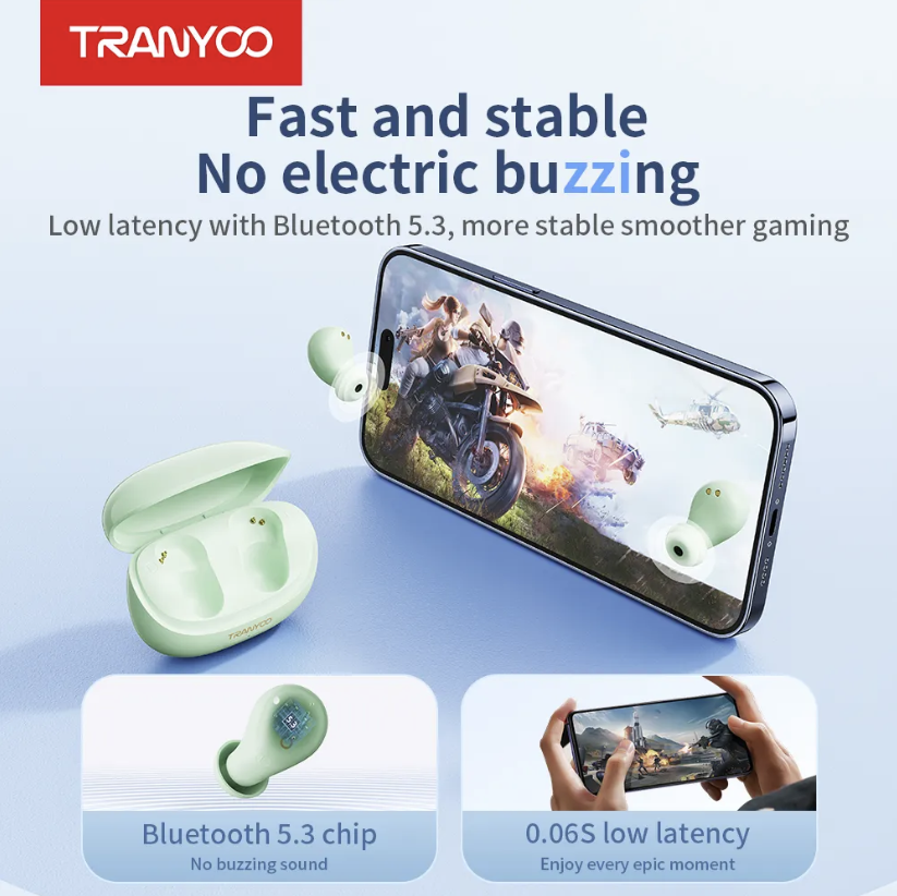 Bluetooth Earbuds - Tranyoo Original