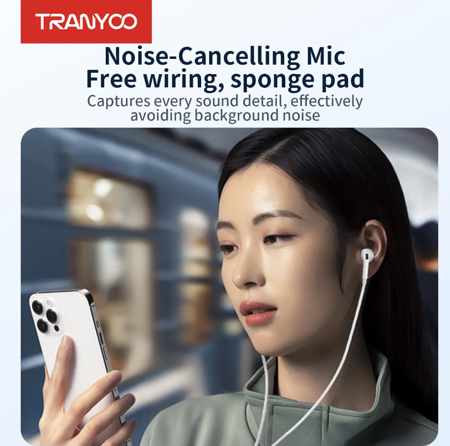 Hifi In Ear Earphones Type C (Original Tranyoo)
