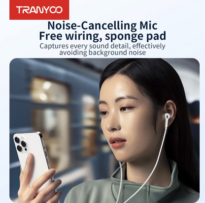Hifi In Ear Earphones Type C (Original Tranyoo)