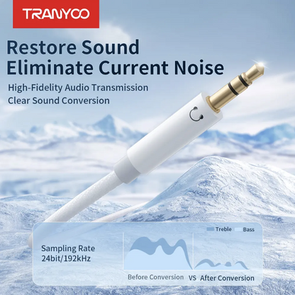 Audio Cable Type C To 3.5mm Aux (Original Tranyoo)