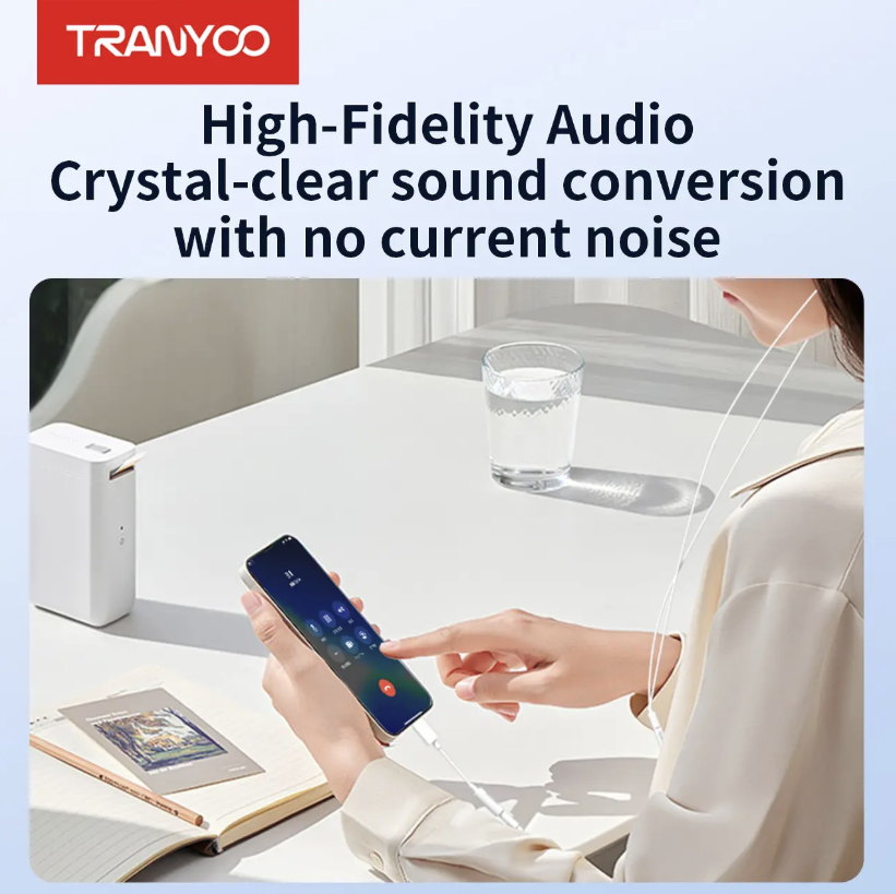 3.5mm Audio Adapter Lightning (Original Tranyoo)