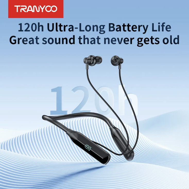 Tranyoo Neck-Mounted Sports Wireless Stereo Earphone