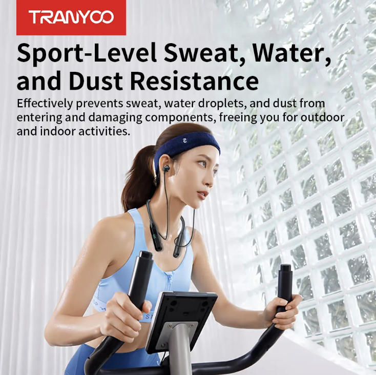 Tranyoo Neck-Mounted Sports Wireless Stereo Earphone