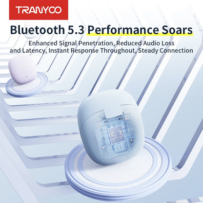 Flat Ear Bluetooth Earphones (Original Tranyoo TWS)