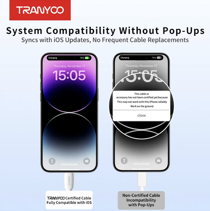 20W Tranyoo Type C to Lightning Cable