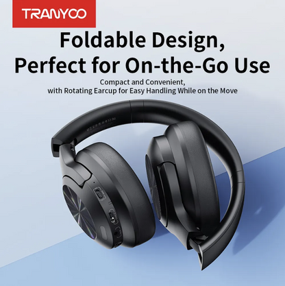 Wireless Bluetooth Headset Folded Close In View